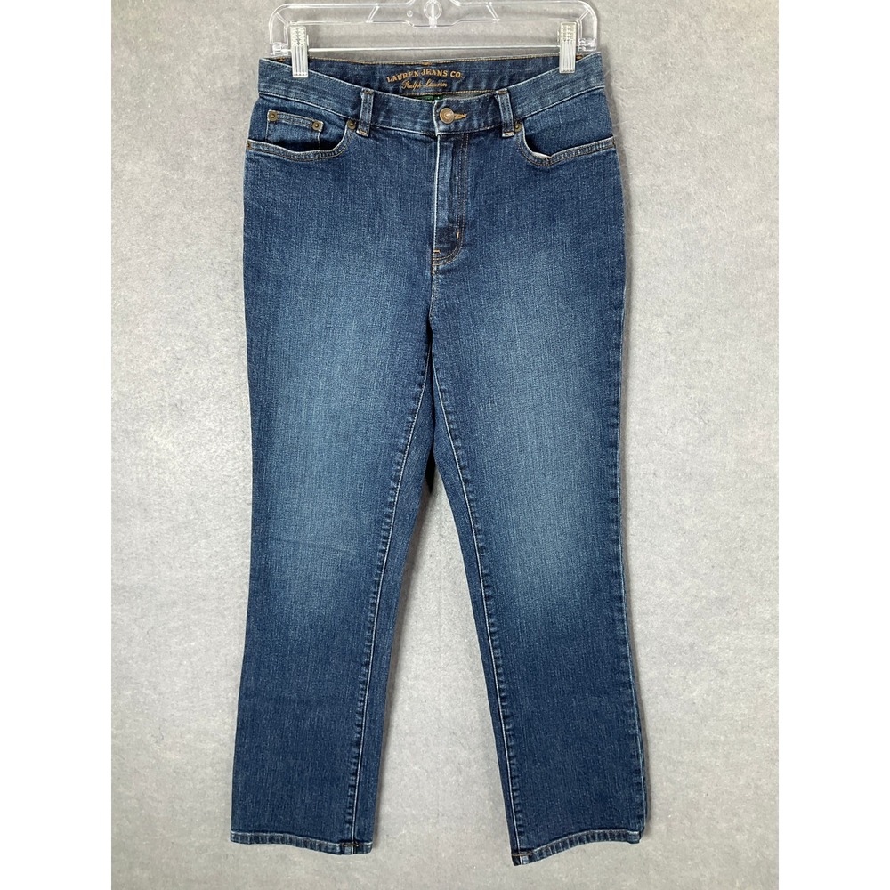 Lauren Jeans Co. Denim Jeans Classic Fit‎ Blue Wash Women's Size 4